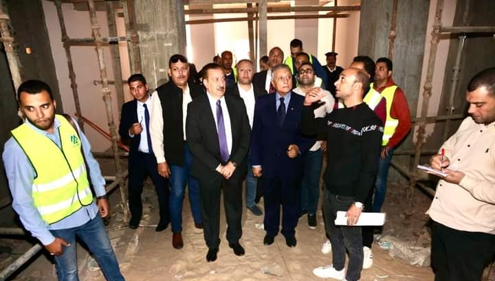 محافظ المنوفية ومدير صندوق مكتبات مصر العامة