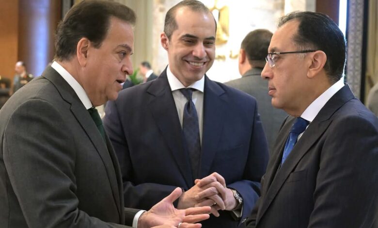 الدكتور مصطفى مدبولي والدكتور خالد عبد الغفار