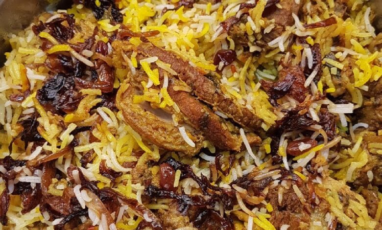 طريقة عمل البرياني اللحم