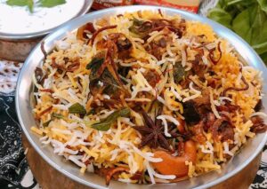 طريقة عمل برياني اللحم